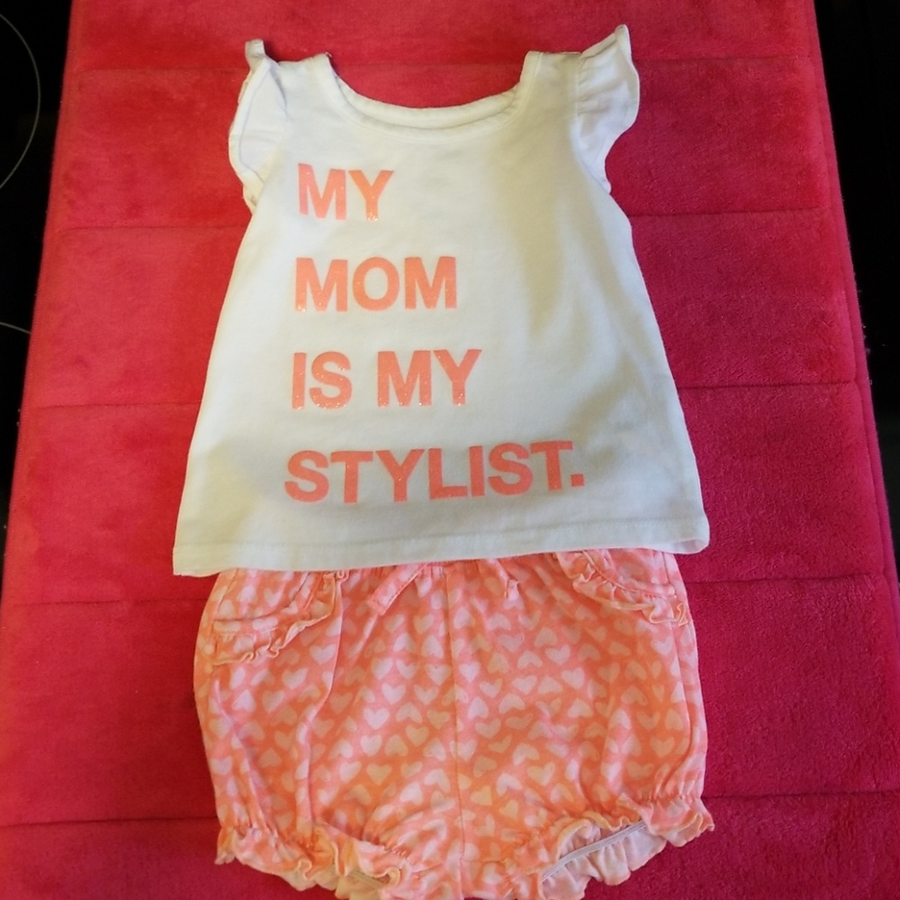 Infant shortset